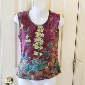 Beautiful Beaded Floral Top